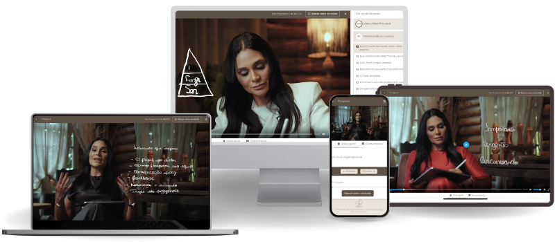Mockup dos materiais GR Academy
